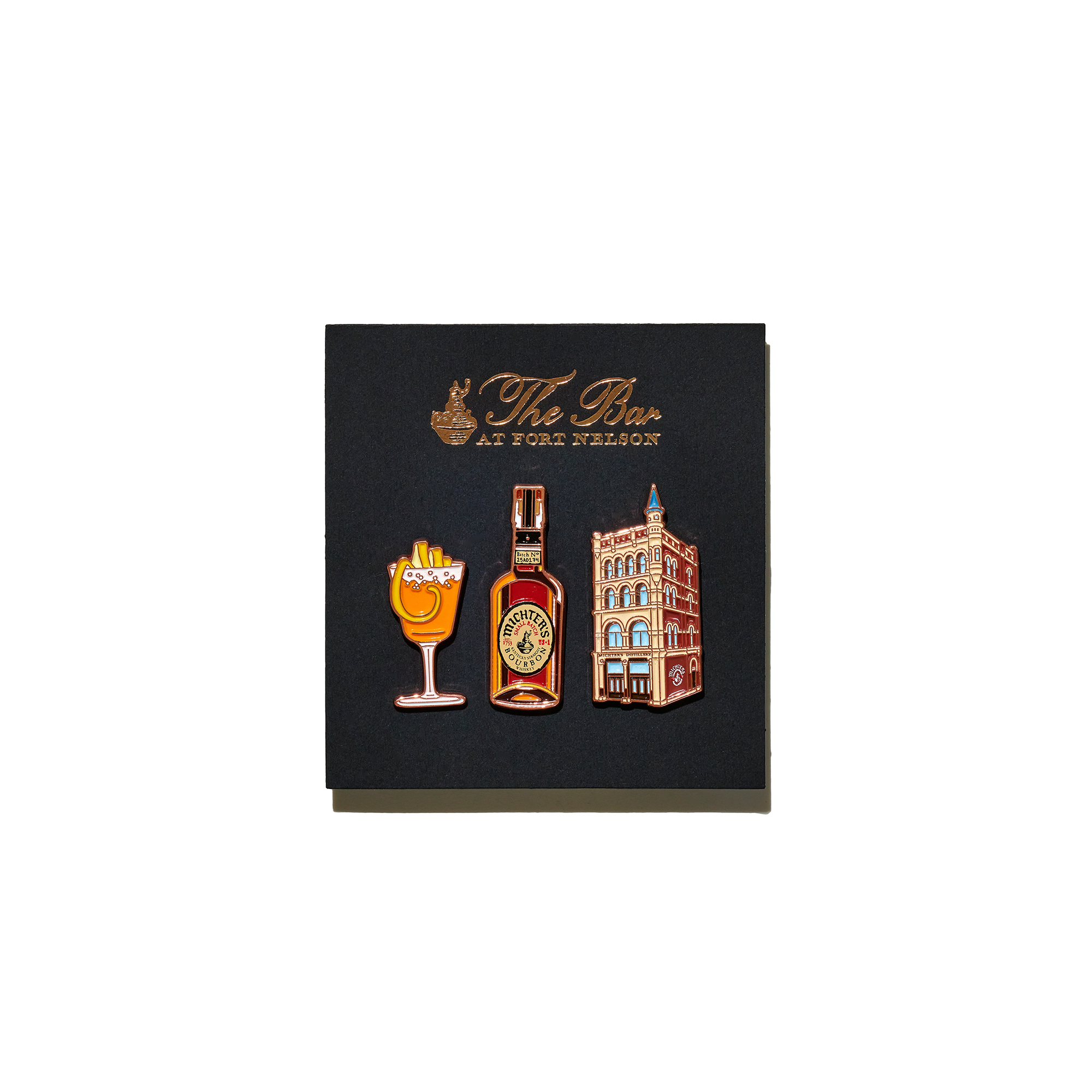 Ft. Nelson Enamel Pin Trio